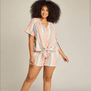 Stripped Summer Shorts